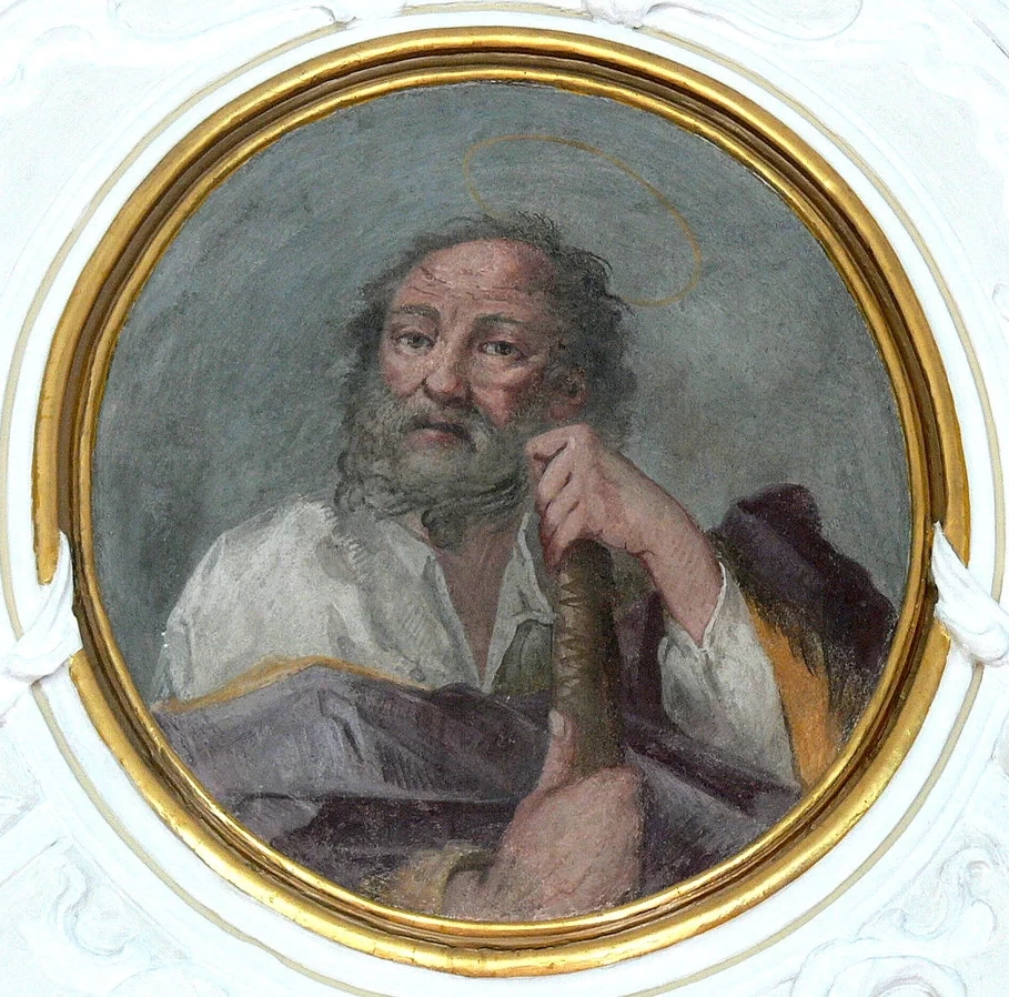 Angelika Kauffmann - Gli apostoli, Giacomo Minore, chiesa parrocchiale della Santissima Trinità di Schwarzenberg